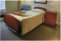 Hospital bed, side cabinet, CNC